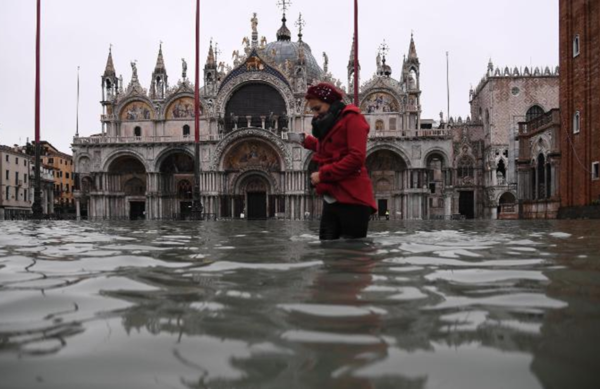 The Highest Tide in 50 Years Hits Venice