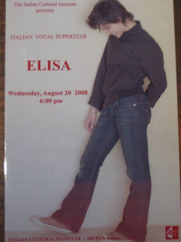 Elisa Rada ELISA IN U.S. TOUR